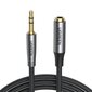 Ugreen AV190 3.5mm mini jack extension cord cable 3m hind ja info | Mobiiltelefonide kaablid | hansapost.ee