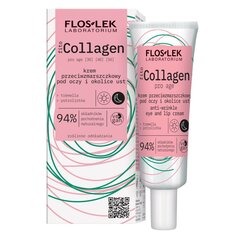 Kortsudevastane silma- ja huulekreem Floslek Fito Collagen Anti-Wrinkle Eye and Lip Cream, 30ml цена и информация | Сыворотки, кремы для век | hansapost.ee