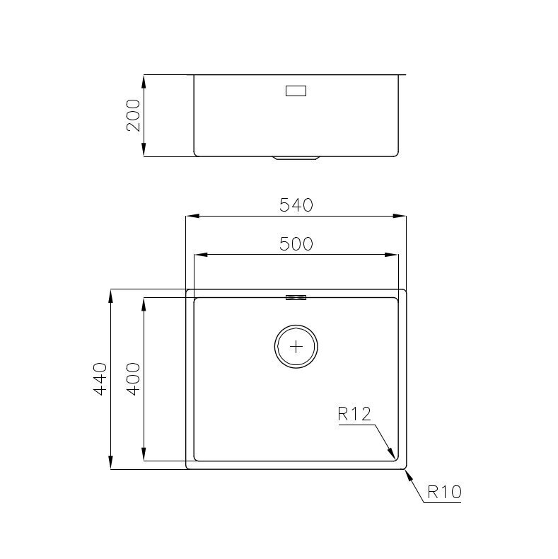 Foster valamu R12 Bowl Fluch Mount hind ja info | Köögivalamud | hansapost.ee