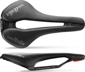 Jalgratta sadul Selle Italia Flite Boost Superflow Kit Carbonio S, must hind ja info | Jalgratta sadulad ja sadulakatted | hansapost.ee