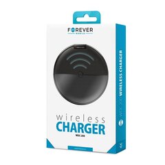 Forever WCD-200 Быстрая Беспроводная Зарядка 1A + Micro USB Кабель / Черная цена и информация | Зарядные устройства для телефонов | hansapost.ee