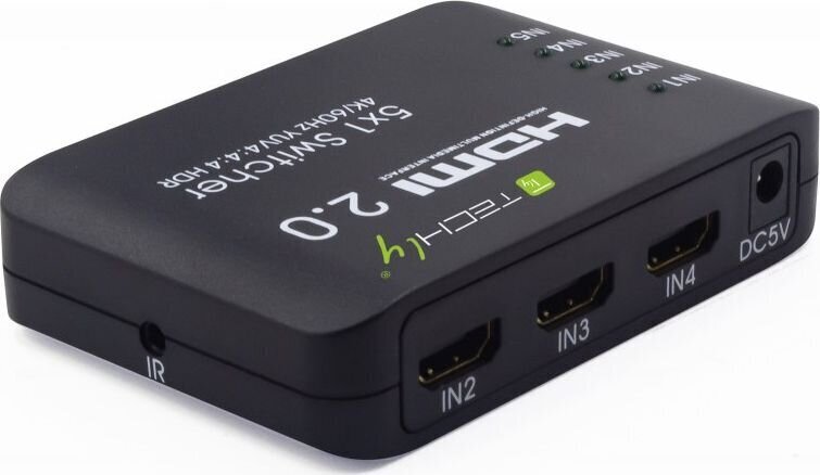 Lüliti Techly HDMI 2.0 5x1 4K*60Hz HDR цена и информация | USB adapterid ja jagajad | hansapost.ee