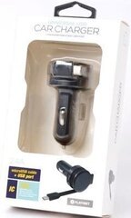 Paltinet PLCRRCC Universal IC Автомобильная зарядка USB 42.4A + Micro USB Cable Черная цена и информация | Зарядные устройства для телефонов | hansapost.ee
