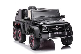Детский одноместный электромобиль 6x6 Mercedes Benz G63, черный цена и информация | Электромобили для детей | hansapost.ee