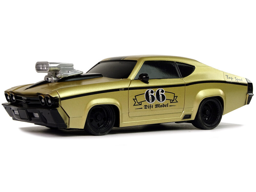 Kaugjuhtimispult Sportauto Muscle Car 1:20, kuld hind ja info | Mänguasjad poistele | hansapost.ee