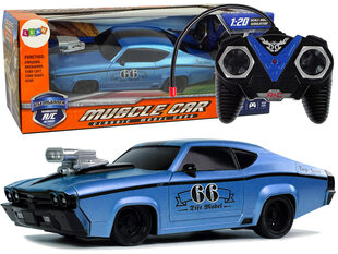 Радиоуправляемый спортивный автиомобиль Muscle Car 1:20, синий цена и информация | Игрушки для мальчиков | hansapost.ee