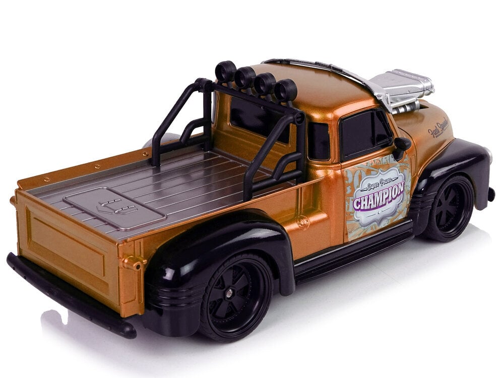 Nuotoliniu būdu valdomas Pick-up Champion 1:18, oranžinis цена и информация | Mänguasjad poistele | hansapost.ee