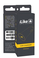 ILike Car Charger ICC01 hind ja info | Laadijad mobiiltelefonidele | hansapost.ee