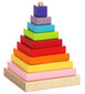 Puidust klotside komplekt Püramiid hind ja info | Beebide mänguasjad | hansapost.ee