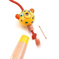 Скакалка для детей - Леопард, Djeco DJ02058 цена и информация | Скакалка Tunturi Pro Adjustable Speed Rope | hansapost.ee
