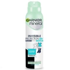 Spreideodorant naistele Garnier Mineral Invisible Protection 48H, 150 ml hind ja info | Deodorandid | hansapost.ee