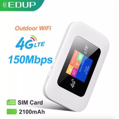 EDUP D523 4G LTE Portable Modem Wi-Fi Hotspot 2100mAh цена и информация | Pole täpsustatud Сетевое оборудование | hansapost.ee