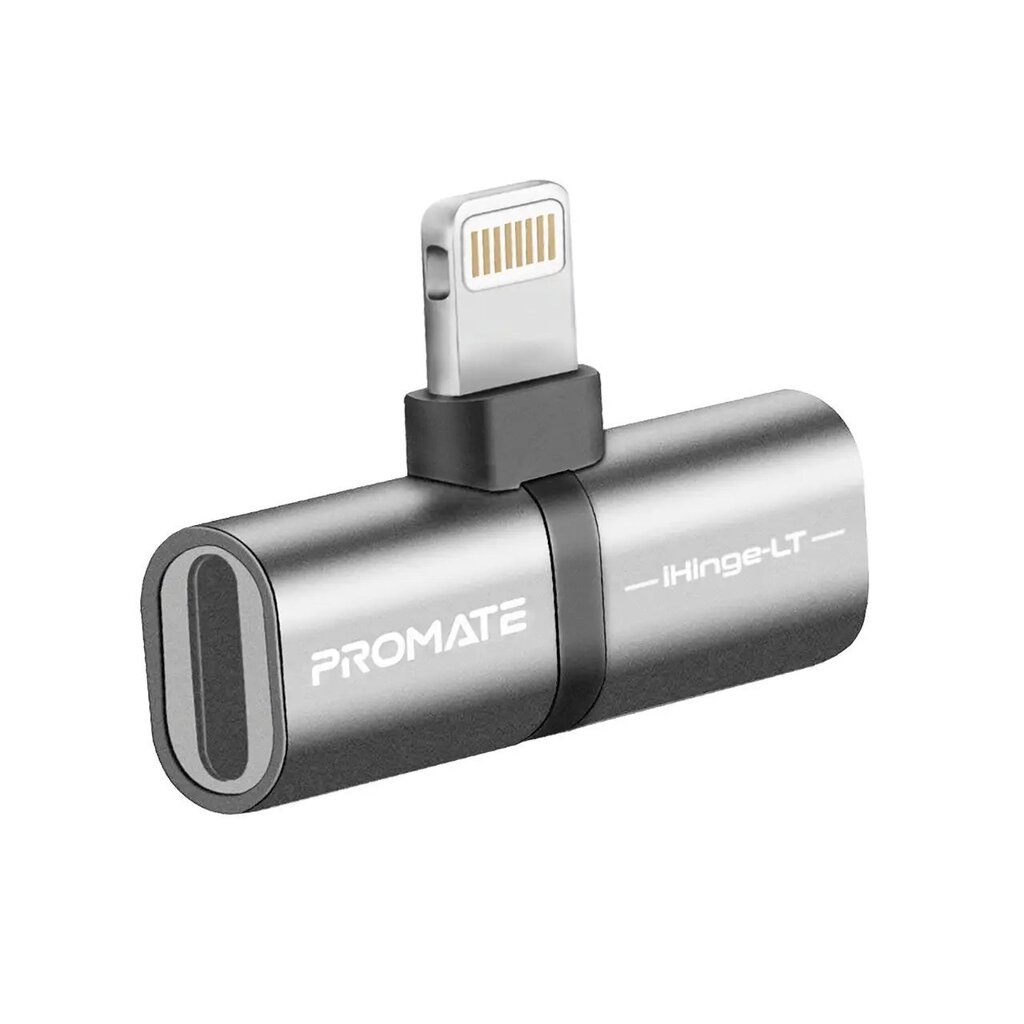 PROMATE iHinge-LT Adapter Lightning to Audio / Sync цена и информация | USB adapterid ja jagajad | hansapost.ee