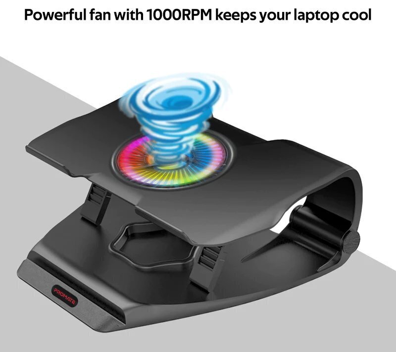 PROMATE FrostBase Jahutusalus sülearvutile kuni 17,3" 335x265mm цена и информация | Sülearvuti tarvikud | hansapost.ee