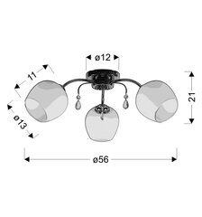 Laevalgusti Candellux 33-77981 price and information | Laelambid | hansapost.ee