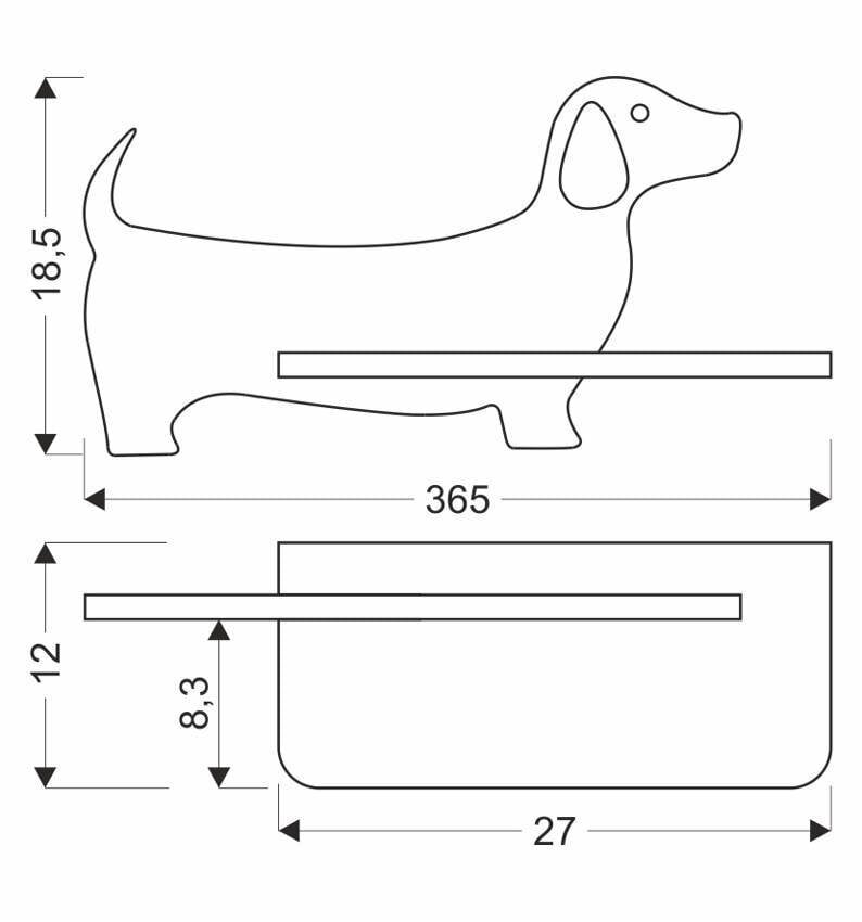 Seinavalgusti Candellux Kids Dog 21-01047 hind ja info | Seinavalgustid | hansapost.ee