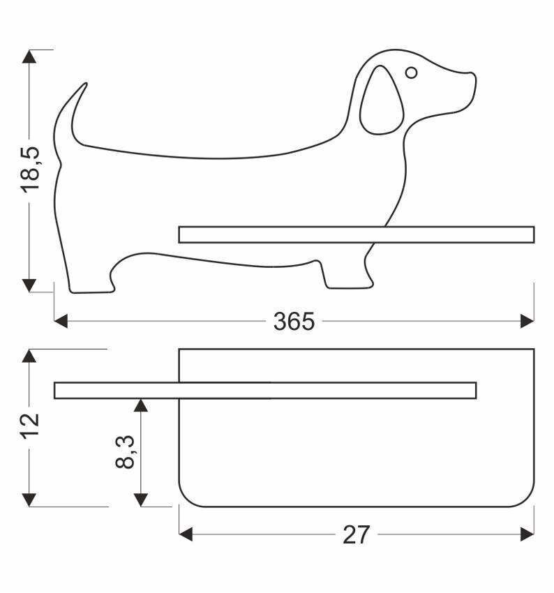 Seinavalgusti Candellux Kids Dog 21-02976 цена и информация | Seinavalgustid | hansapost.ee