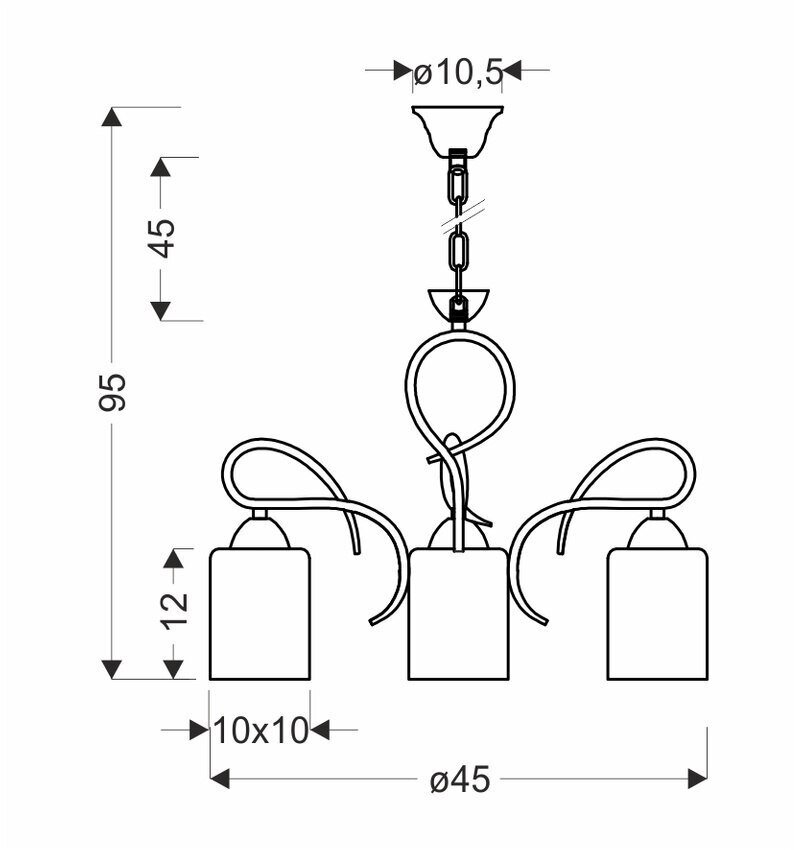 Rippvalgusti Candellux Italo 33-00699 цена и информация | Rippvalgustid | hansapost.ee