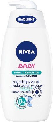 Rahustav keha- ja juuksepesugeel Nivea Baby Soothing, 500 ml цена и информация | Laste ja ema kosmeetika | hansapost.ee