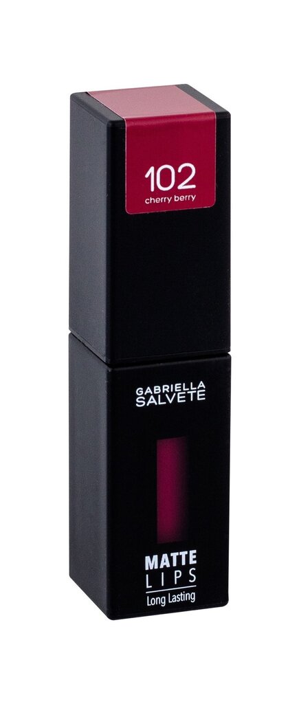 Huulepulk Gabriella Salvete Matte Lips 4.5 ml, 102 Cherry Berry hind ja info | Huulekosmeetika | hansapost.ee