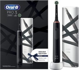 Oral-B Pro 3 3500 Limited Edition, Black hind ja info | Elektrilised hambaharjad | hansapost.ee