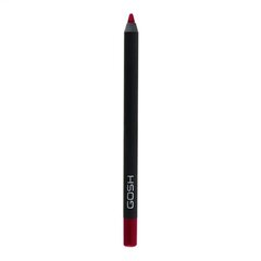 Huule kontuuri pliiats Gosh Velvet Touch 1,2 g, veekindel, 016 The Red цена и информация | Помады, бальзамы, блеск для губ | hansapost.ee