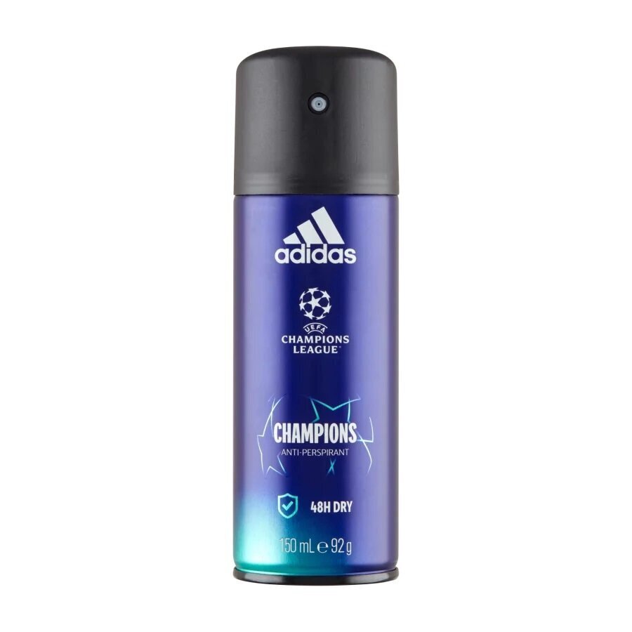 Pihustatav deodorant Adidas Uefa Champions League Champions, 150 ml цена и информация | Deodorandid | hansapost.ee