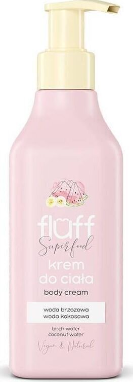 Kehakreem Fluff Super Food Body Cream Arbuusi ja banaaniga, 200 ml цена и информация | Kehakreemid, kehaõlid ja losjoonid | hansapost.ee