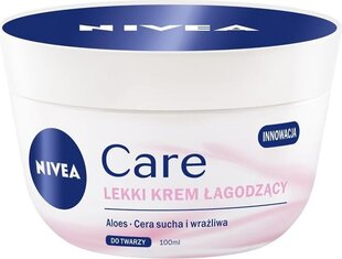 Увлажняющий и успокаивающий крем Nivea Care 3in1 Soothing, 100 мл цена и информация | Кремы для лица | hansapost.ee