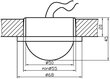 Sisseehitatud lamp Candellux 2207245 hind ja info | Süvistatavad LED valgustid | hansapost.ee