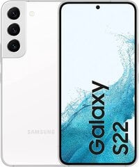 Samsung Galaxy S22 5G 8/256GB SM-S901BZWGEUE Mystic White hind ja info | Telefonid | hansapost.ee