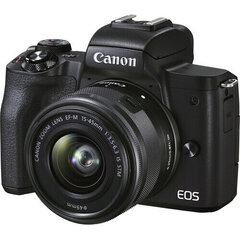 Фотоаппарат Canon EOS M50 Mark II + EF-M 15-45 mm f/3.5-6.3 IS STM цена и информация | Фотоаппараты | hansapost.ee