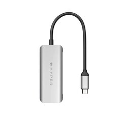 HyperDrive Hyper HD 4-in-1 USB-C jaotur / HDMI / PD 100W / USB-A hind ja info | USB adapterid ja jagajad | hansapost.ee