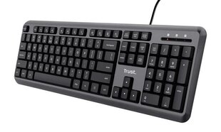 KEYBOARD USB ODY/ENG 24507 TRUST цена и информация | Клавиатуры | hansapost.ee