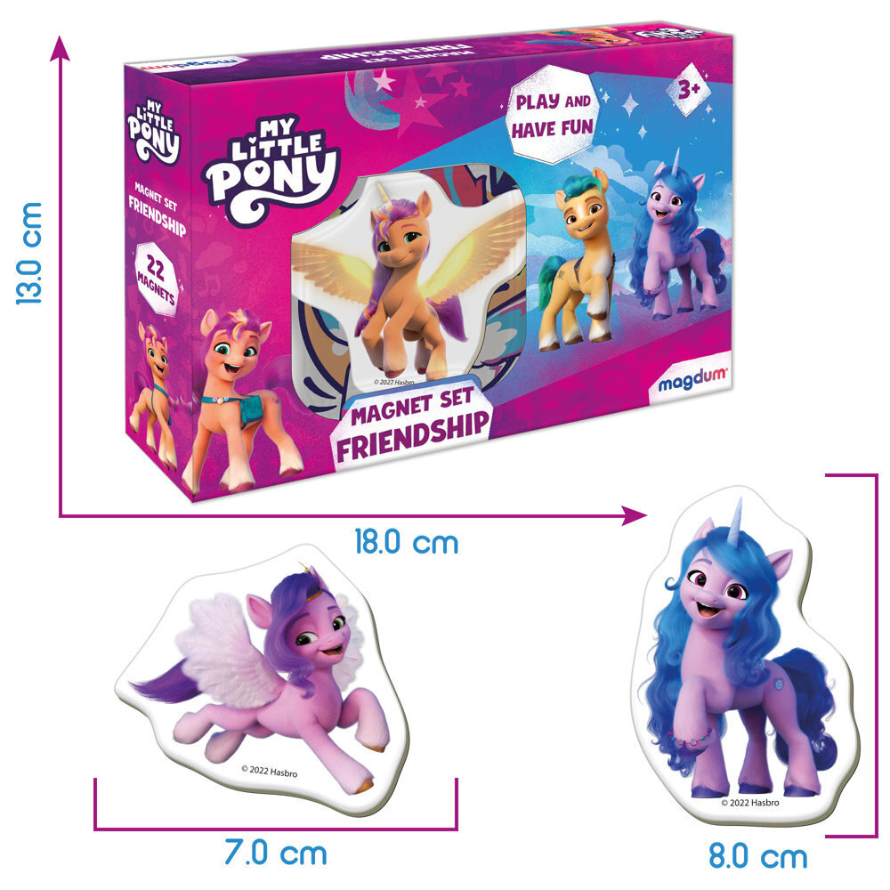 Magnetikomplekt &quot;Minu väikesed ponisõbrad&quot; ME 5031-21 цена и информация | Arendavad laste mänguasjad | hansapost.ee