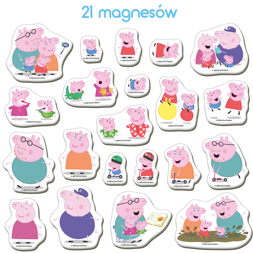 Magnetite komplekt Peppa Pig Family ME 5031-04 hind ja info | Arendavad laste mänguasjad | hansapost.ee