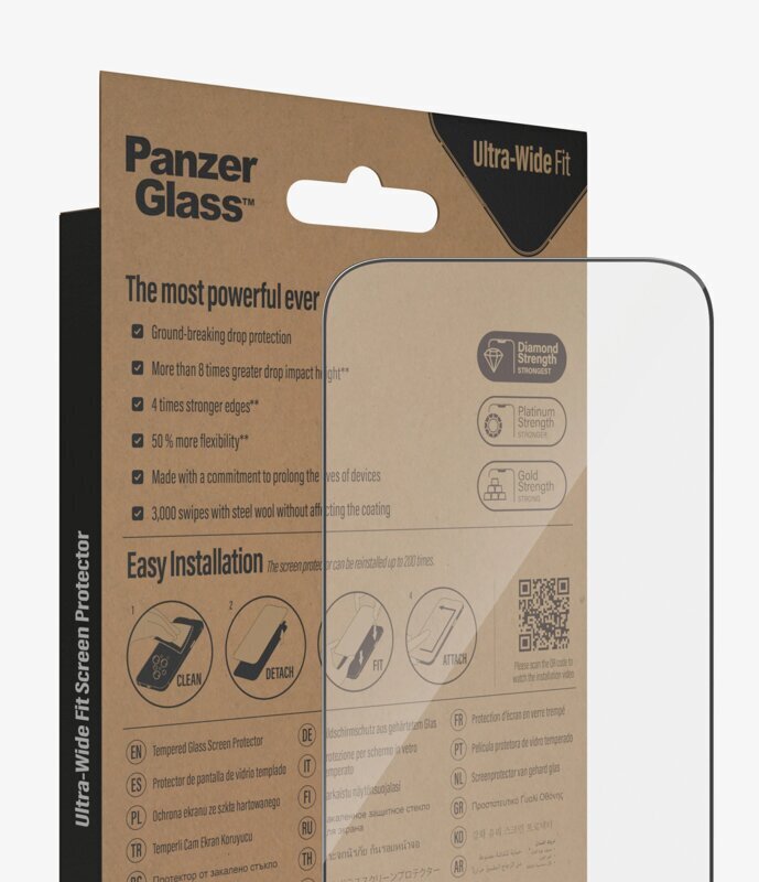 PanzerGlass skirtas iPhone 14 Pro цена и информация | Ekraani kaitseklaasid ja kaitsekiled | hansapost.ee