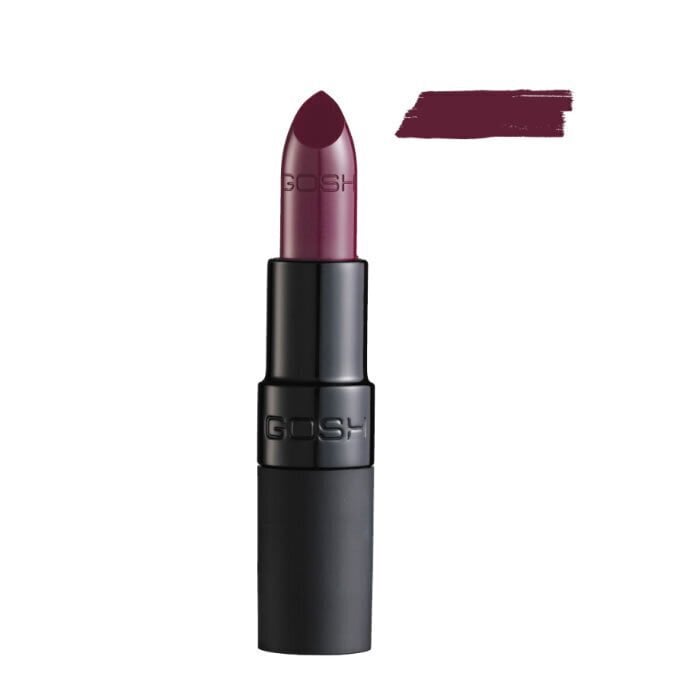 GOSH Velvet Touch Lipstick huulepulk 4 g, 008 Matt Plum hind ja info | Huulekosmeetika | hansapost.ee