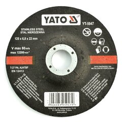 Metalo šlifavimo diskas Yato YT-5947 цена и информация | Механические инструменты | hansapost.ee
