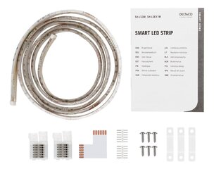 Išmanios LED juostos prailginimas Deltaco SH-LSEX1M, 1m цена и информация | Светодиодные ленты | hansapost.ee