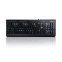 Lenovo USB Keyboard 300 Keyboard layout English, Black, Wired Via USB цена и информация | Клавиатуры | hansapost.ee