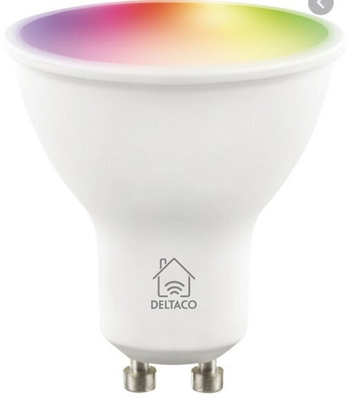 Išmani lemputė Deltaco Smart Home GU10 SH-LGU10RGB, 5W hind ja info | Lambipirnid ja LED-pirnid | hansapost.ee