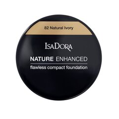 Компактная основа для макияжа IsaDora Nature Enhanced Flawless Compact, Nr. 82, 10 г цена и информация | Пудры, базы под макияж | hansapost.ee