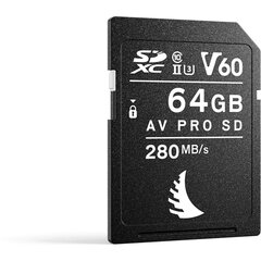 Карта памяти Angelbird AV Pro SD, 64GB, V60, MKII цена и информация | Карты памяти | hansapost.ee