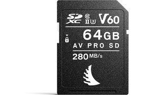 Карта памяти Angelbird AV Pro SD, 64GB, V60, MKII цена и информация | Карты памяти | hansapost.ee