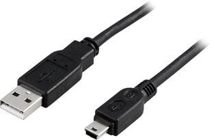 Kabelis Deltaco USB-26S USB 2.0-A/MINI-B,2m hind ja info | Juhtmed ja kaablid | hansapost.ee