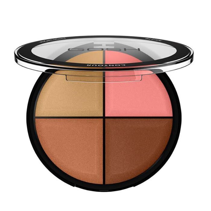 GOSH Contour'n Strobe Kit kontuurimispalett 15 g, 002 Medium цена и информация | Jumestuskreemid ja puudrid | hansapost.ee