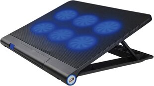 Platinet sülearvuti jahutusalus PLCP6FB hind ja info | Sülearvuti tarvikud | hansapost.ee