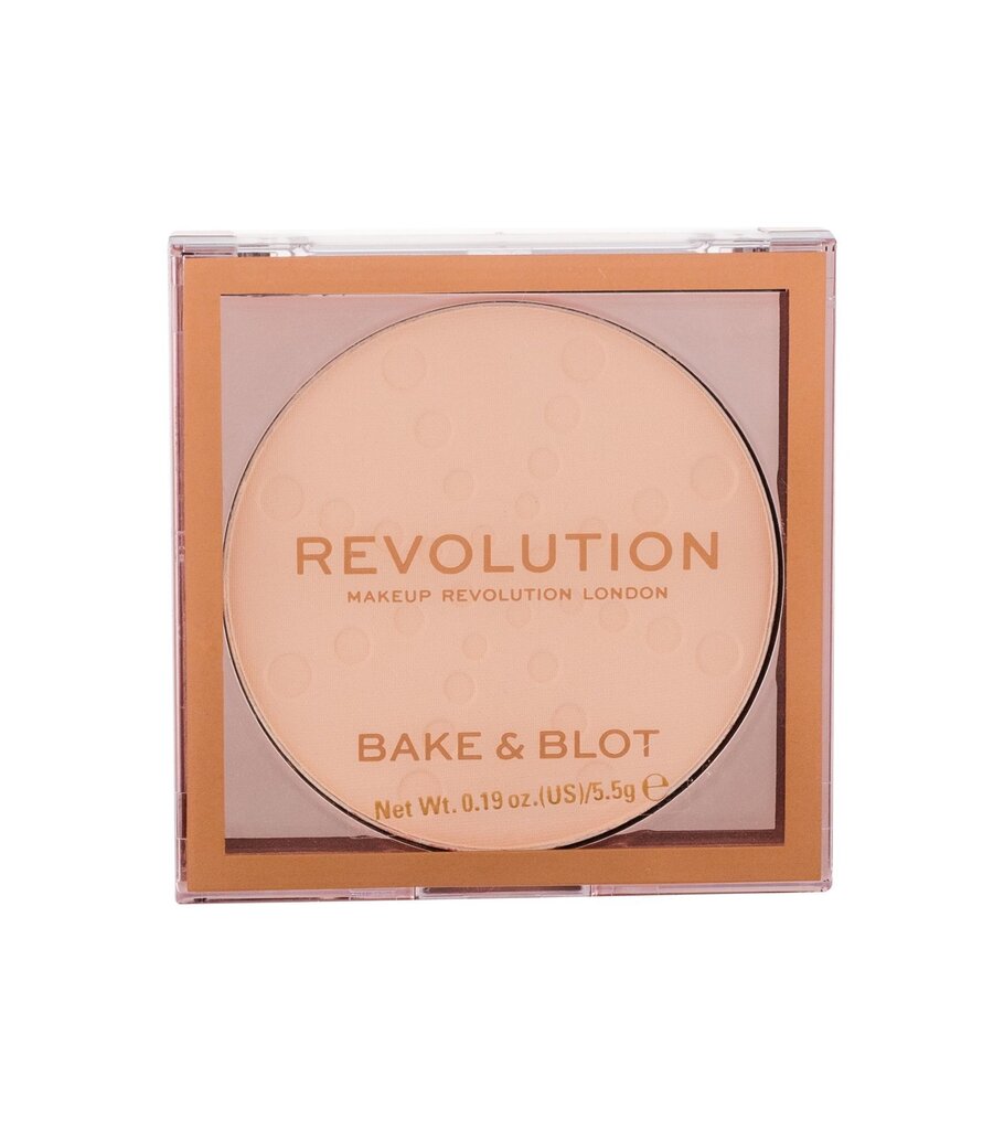 Kompaktpuuder Makeup Revolution London Bake & Blot 5,5 g, Lace hind ja info | Jumestuskreemid ja puudrid | hansapost.ee