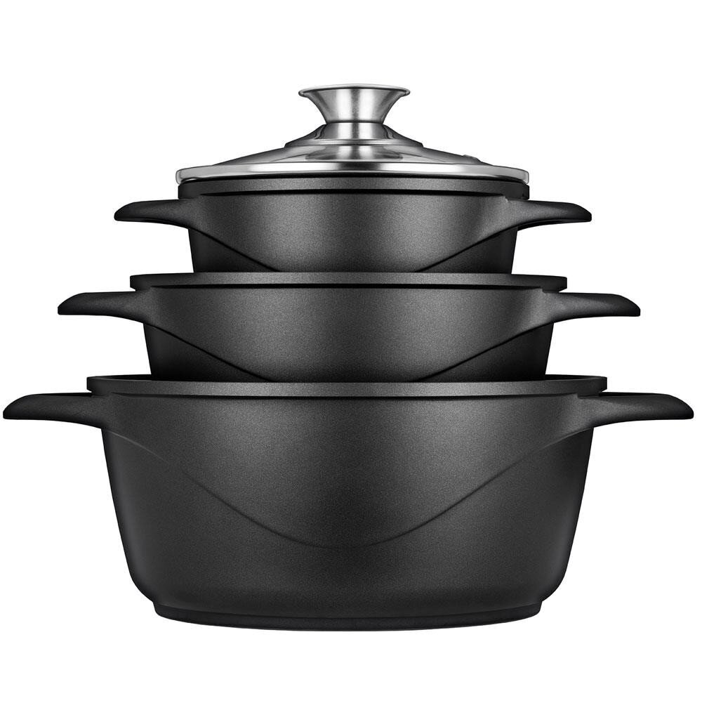 Smile MGK-18 soup pot Black Aluminium hind ja info | Potid | hansapost.ee